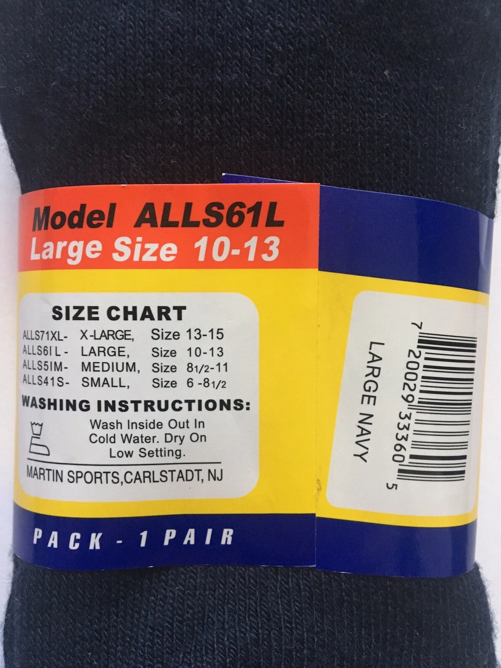 Titan Navy Baseball Socks
